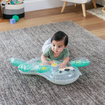 Infantino- Giant Water & Rattle Pat Mat-Green