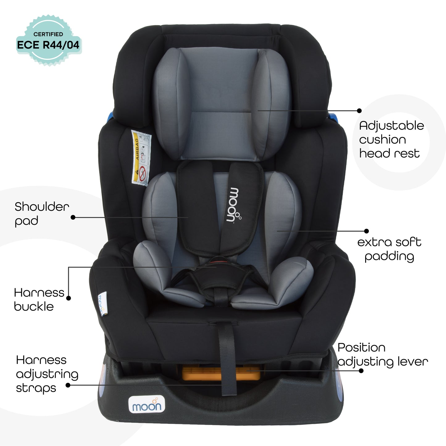 Moon -  Sumo Baby-Infant Car Seat - Group(0,1,2)  - Black