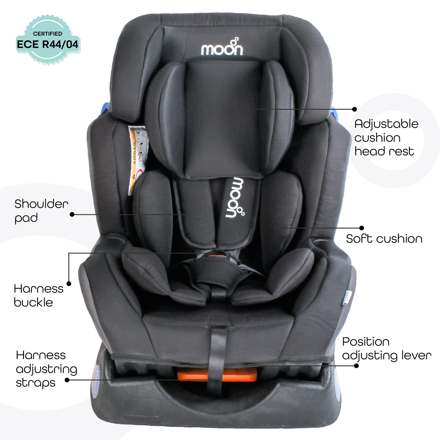 Moon -  Sumo Baby-Infant Car Seat -Group(0,1,2) - Grey