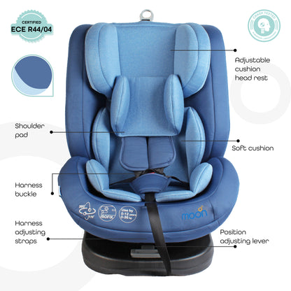 Moon -  Rover -Baby/Infant Car Seat Group:(0+,1,2,3)  - Blue