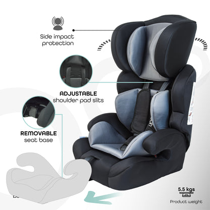 Moon -  Tolo - Car Seat (Group 1,2,3) - Grey