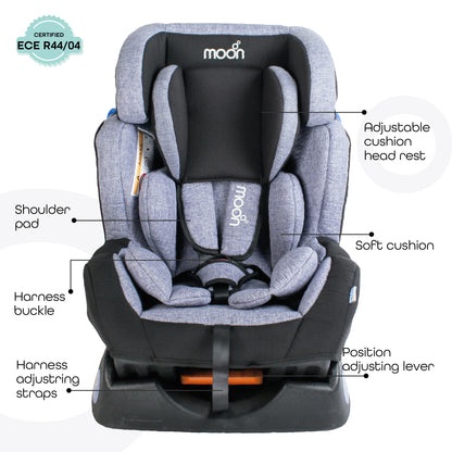 Moon -  Sumo Baby-Infant Car Seat -Group(0,1,2) - Grey