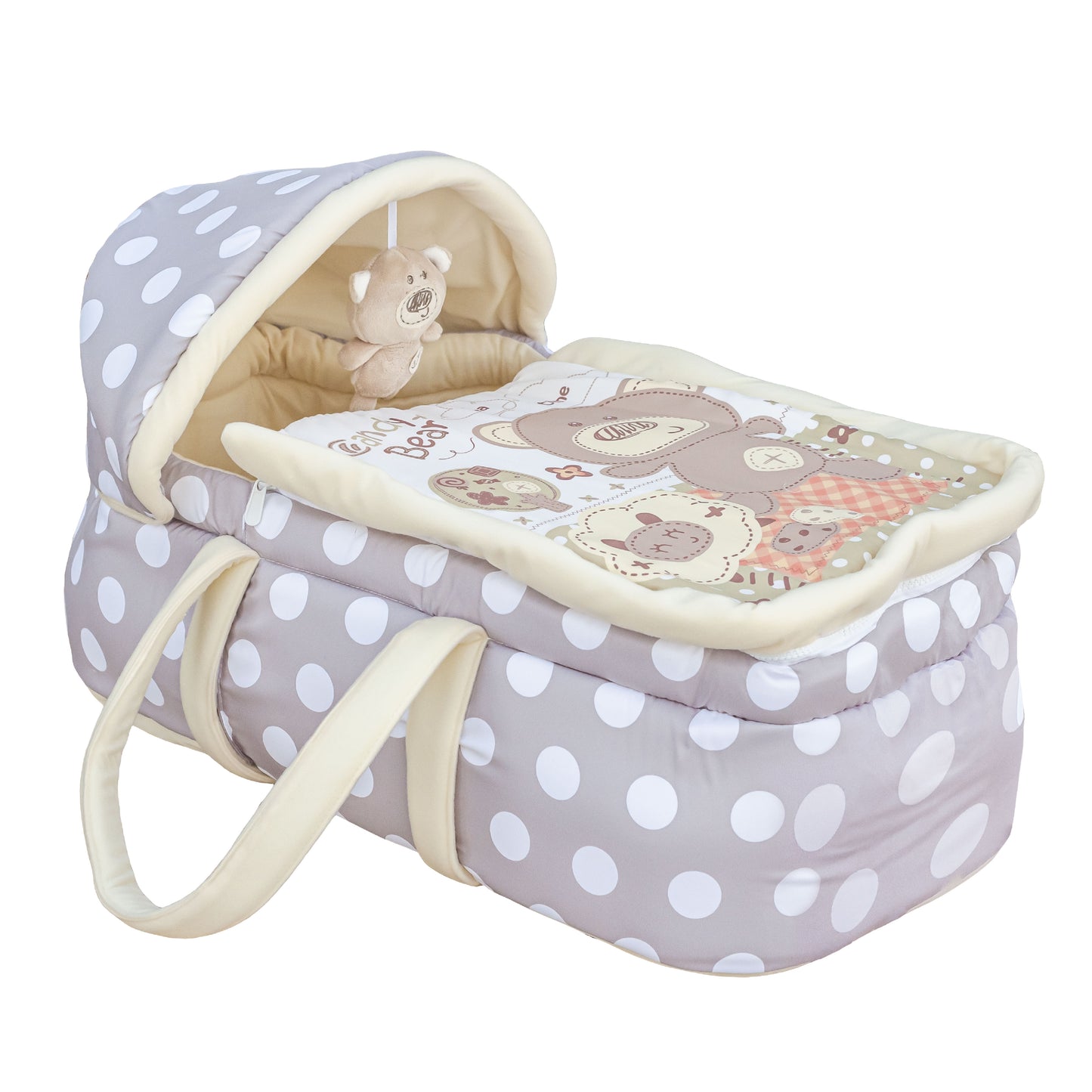 Moon -  Moses Basket - Grey