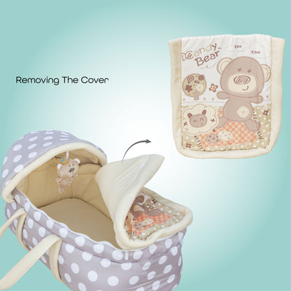 Moon -  Moses Basket - Grey