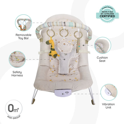 Moon -  Hop-Hop - Baby  Bouncer  - Grey