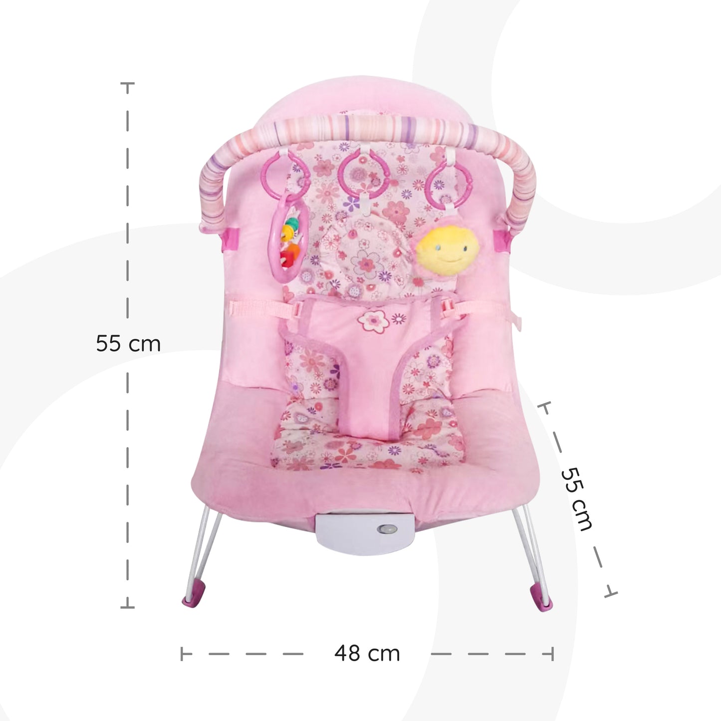 Moon -  Hop-Hop - Baby  Bouncer  - Pink