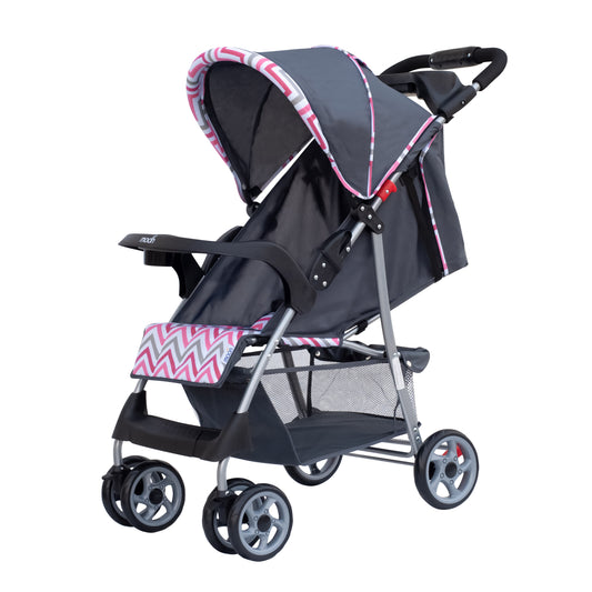 Moon -  Trek - One Fold Stroller - Pink