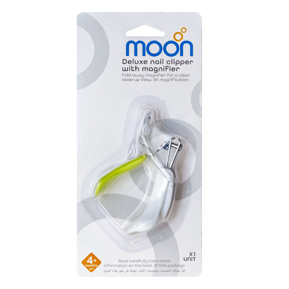 Moon - Deluxe Nail Clipper With Magnifier - Multicolour