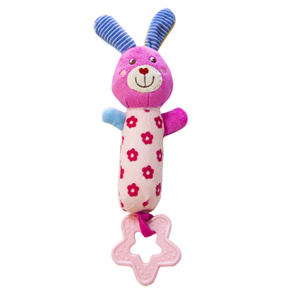 Moon -  Soft Rattle Toy - Bunny - Multicolour