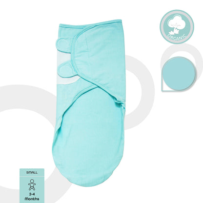 Moon -  Organic Swaddler  - Blue