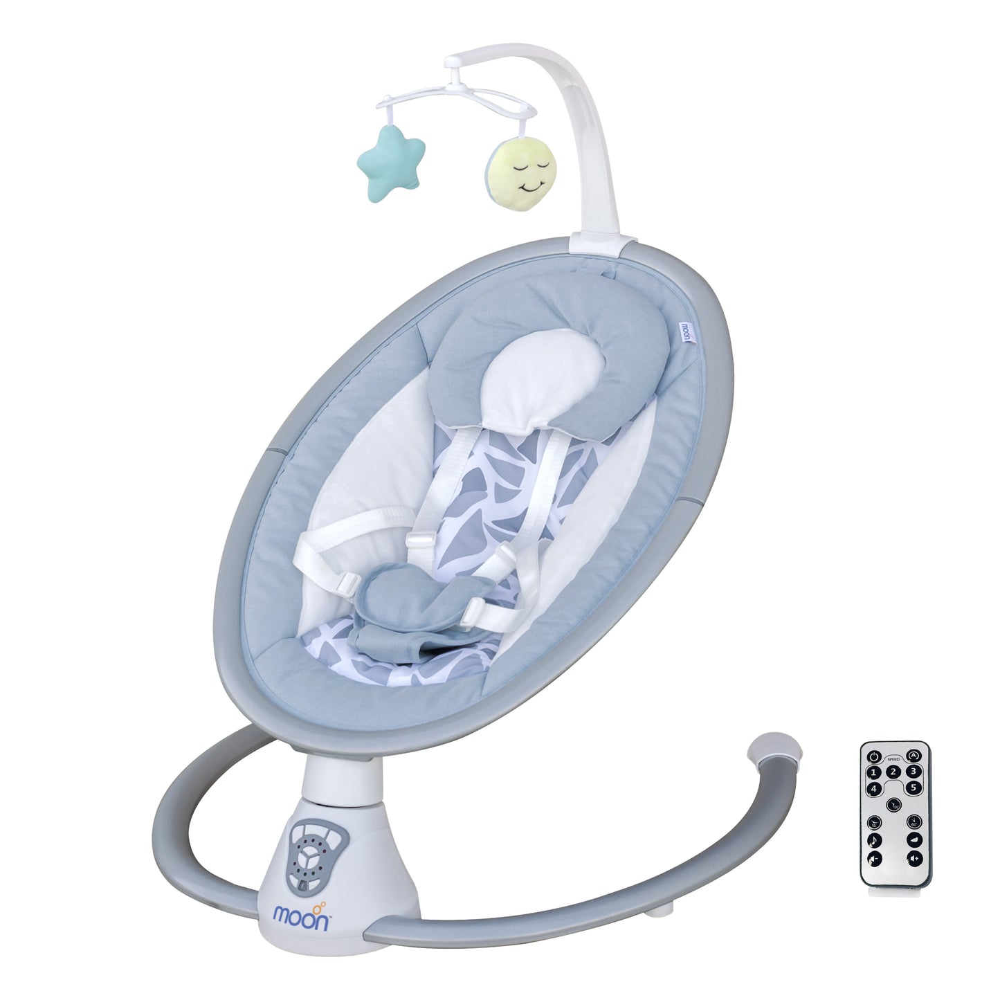 Moon -  Hopper  Baby  Bouncer  Swing - Blue