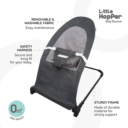 Moon -  Baby  Bouncer - Grey