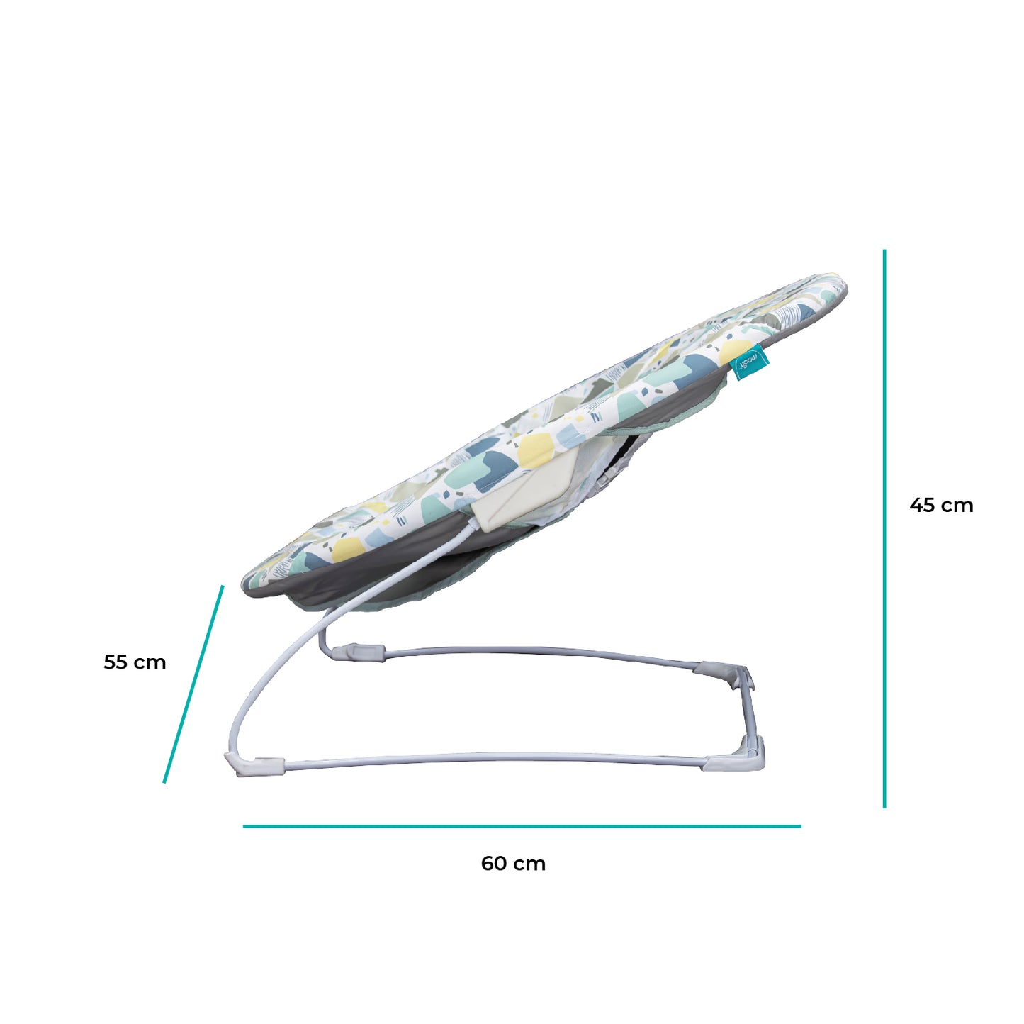 Moon -  Hop And Lean  Baby Bouncer - Grey