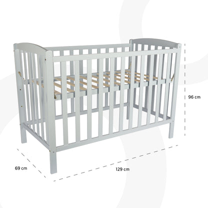 Moon - Wooden Window Crib(129X69X96 Cm) - Brown