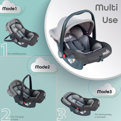 Moon -  Bibo Baby Carrier/Car Seat -  Brown