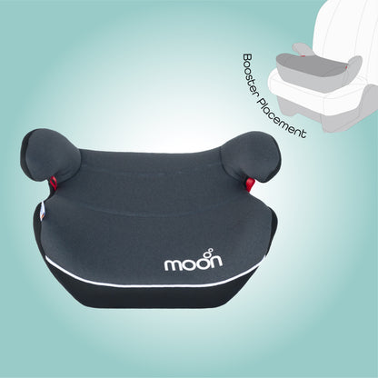 Moon -  Kido Baby Booster Car Seat  - Grey