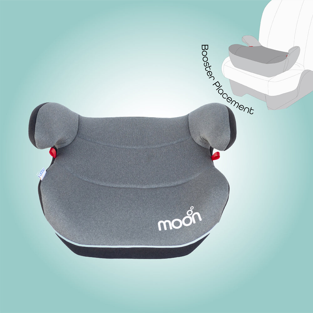 Moon -  Kido Baby Booster Car Seat  - Grey