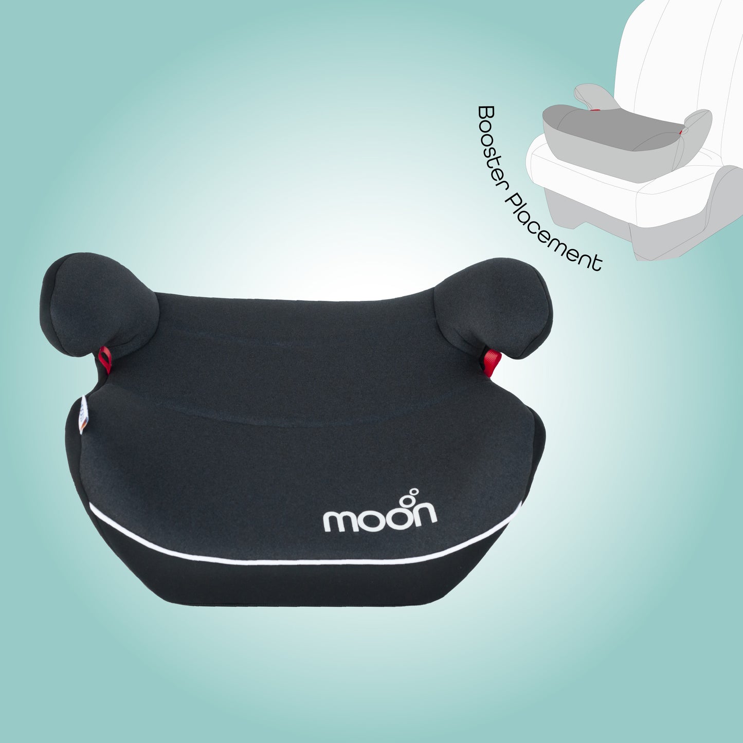 Moon -  Kido Baby Booster Car Seat  - Black