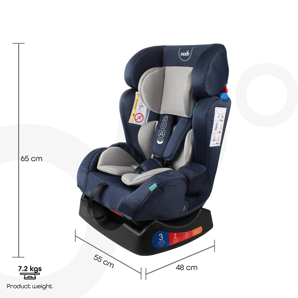 Moon -  Sumo Baby-Infant Car Seat  - Navy Blue