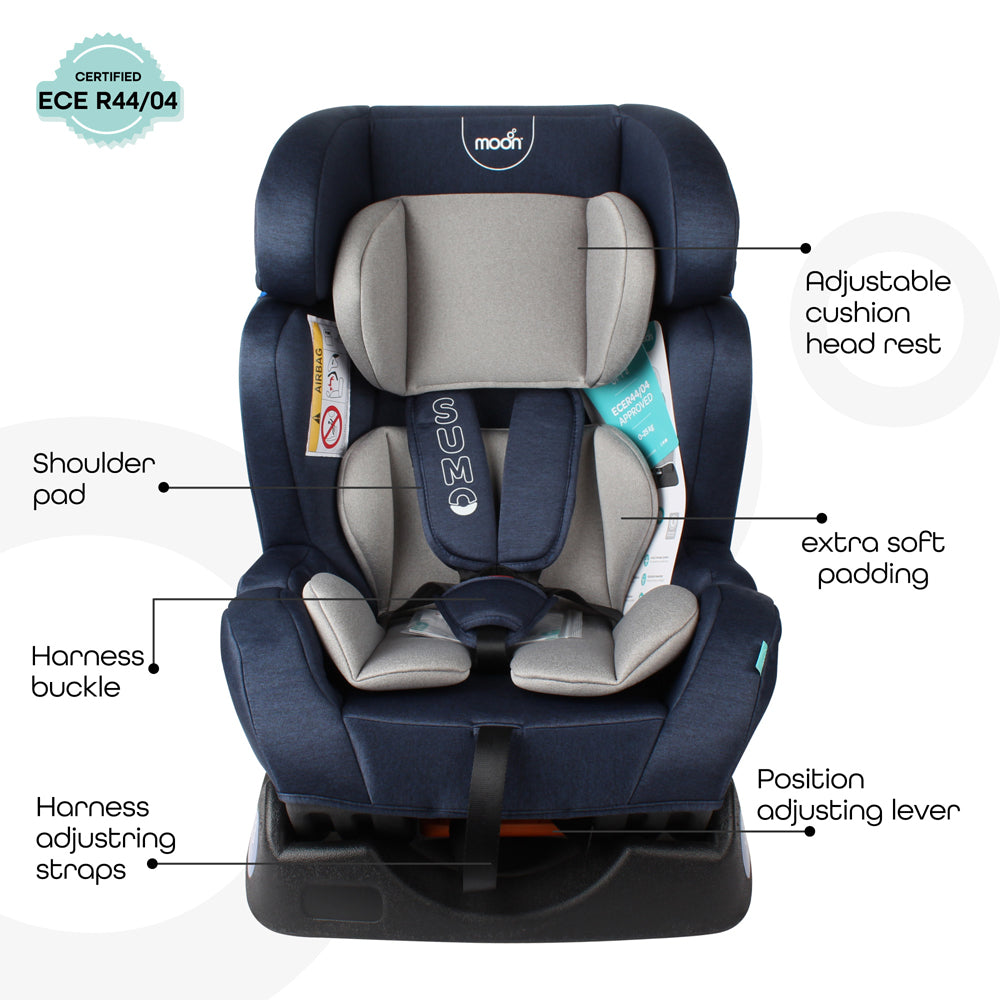 Moon -  Sumo Baby-Infant Car Seat  - Navy Blue