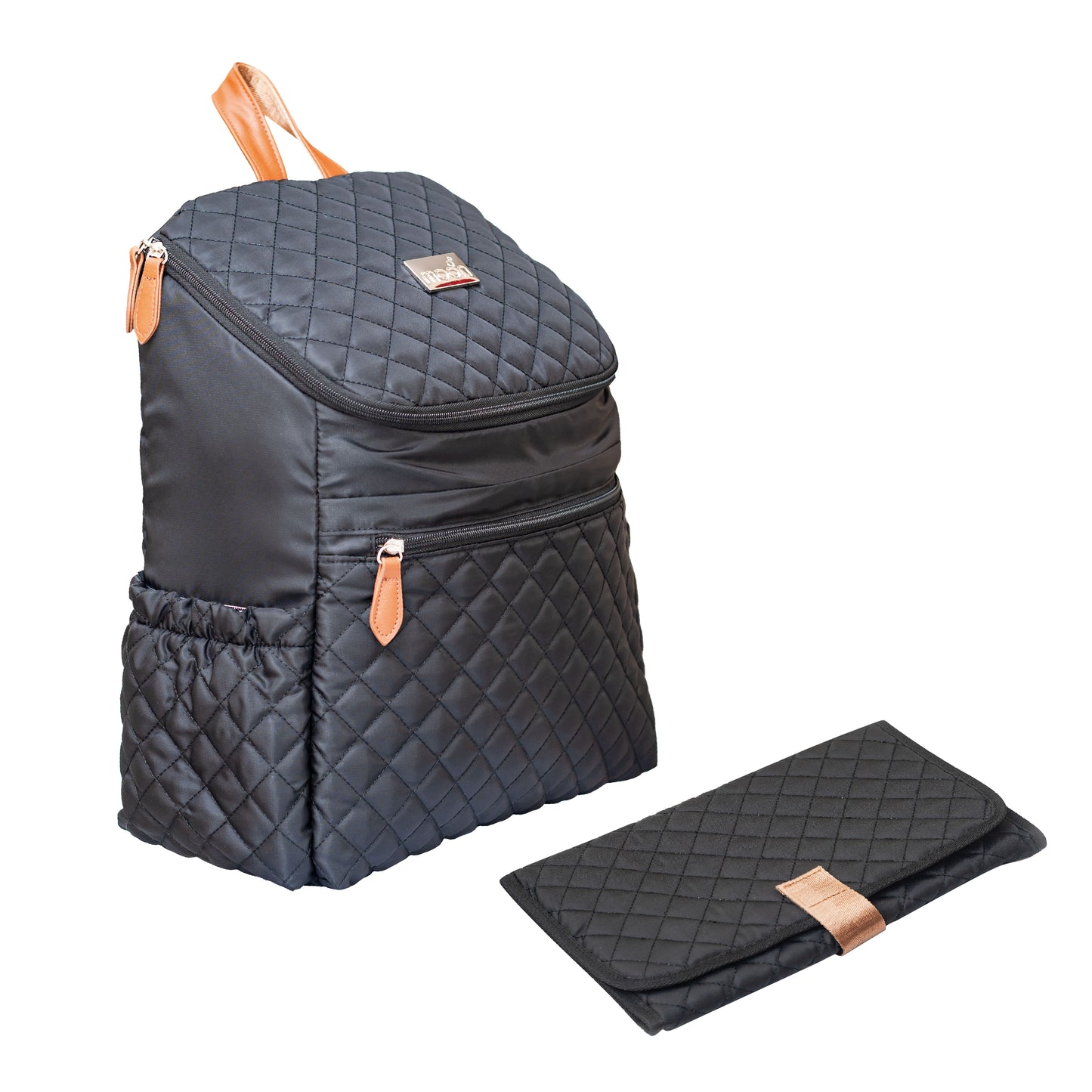 Moon - Avena Diaper Backpack - Black