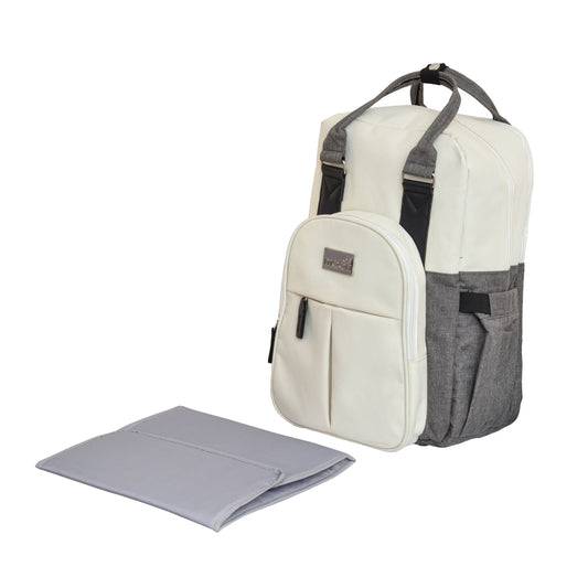 Moon - Luca Diaper Backpack - Grey