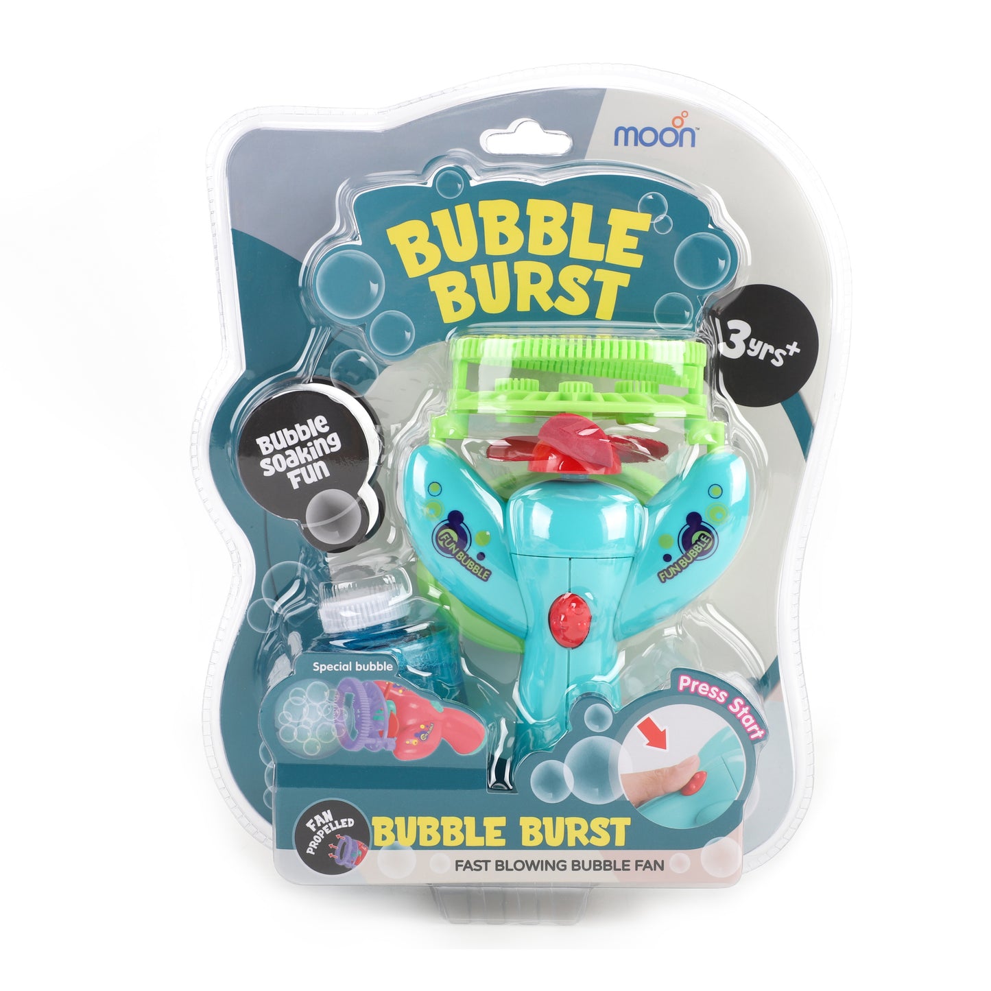 Moon -  Bubble Burst - Blue