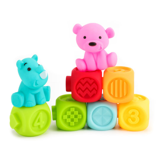 Moon -  Baby Learning Cubes  - Multicolour