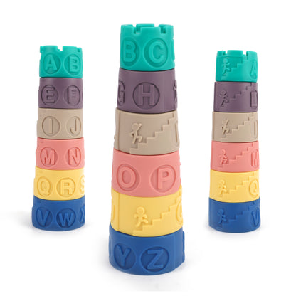 Moon -  Stacking Educational Toys - Multicolour