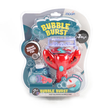 Moon -  Bubble Burst - Red