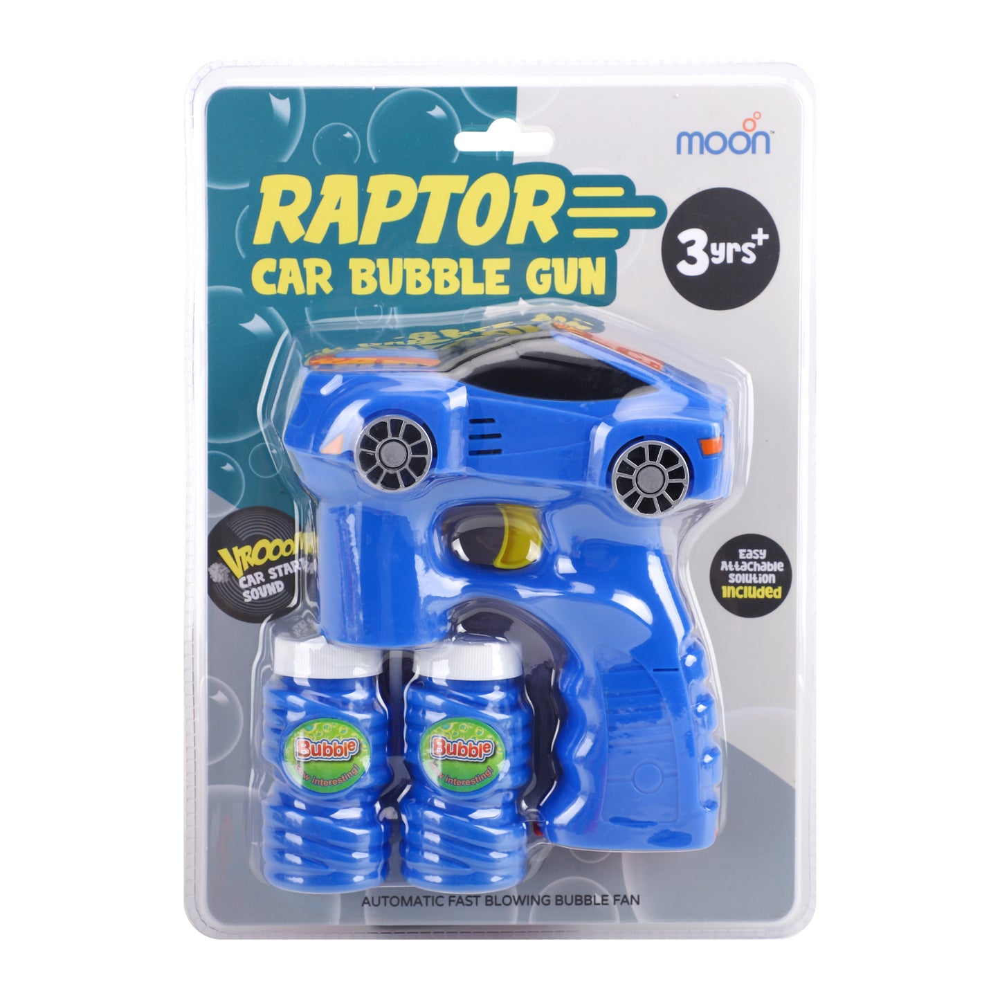 Moon -  Raptor  Bubble Toys - Blue