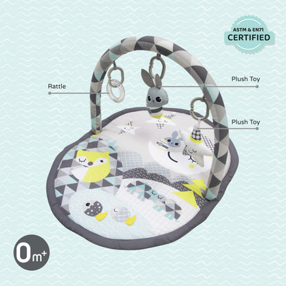 Moon - A Good Night Baby Mat With Single Arch Om+ - Multicolour