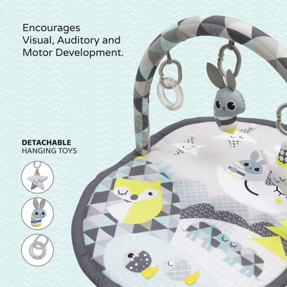 Moon - A Good Night Baby Mat With Single Arch Om+ - Multicolour