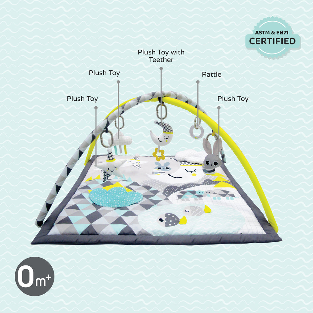 Moon - A Good Night Play Mat With Pillow Om+, Bab - Multicolour