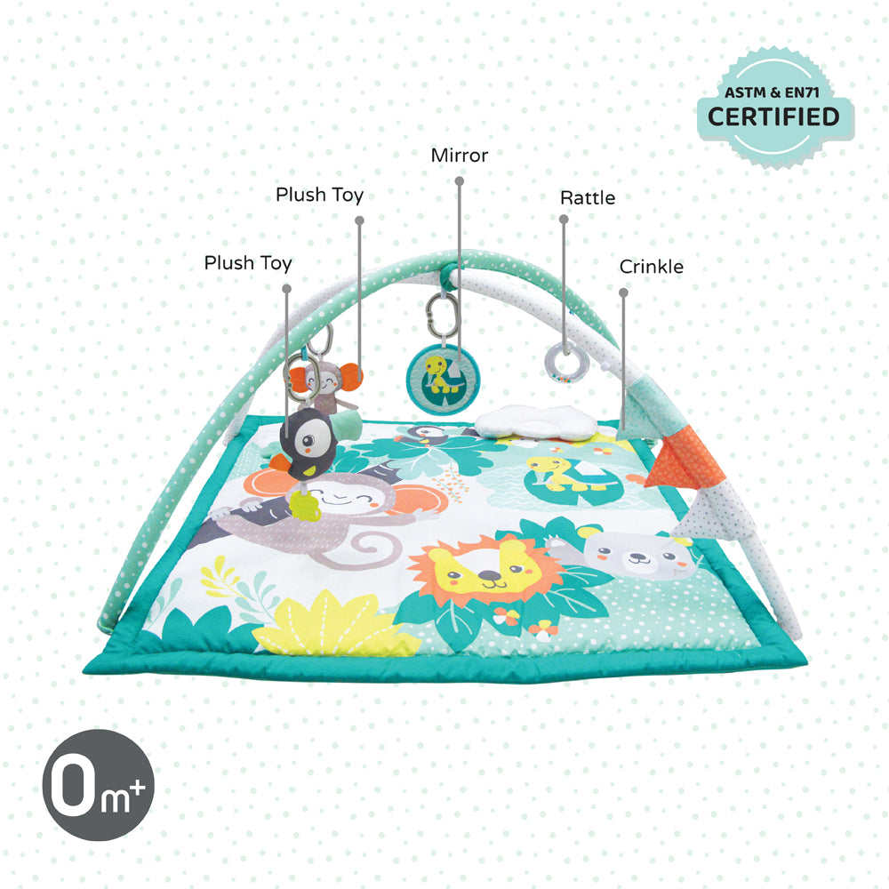 Moon -  Jungle Friends Play Mat Om+  - Multicolour