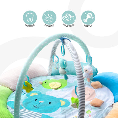 Moon - Baby Flower Playmat : 2-In-1 Foldab - Multicolour