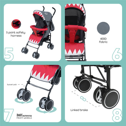 Moon -  Safari - Stroller Character - Multicolour