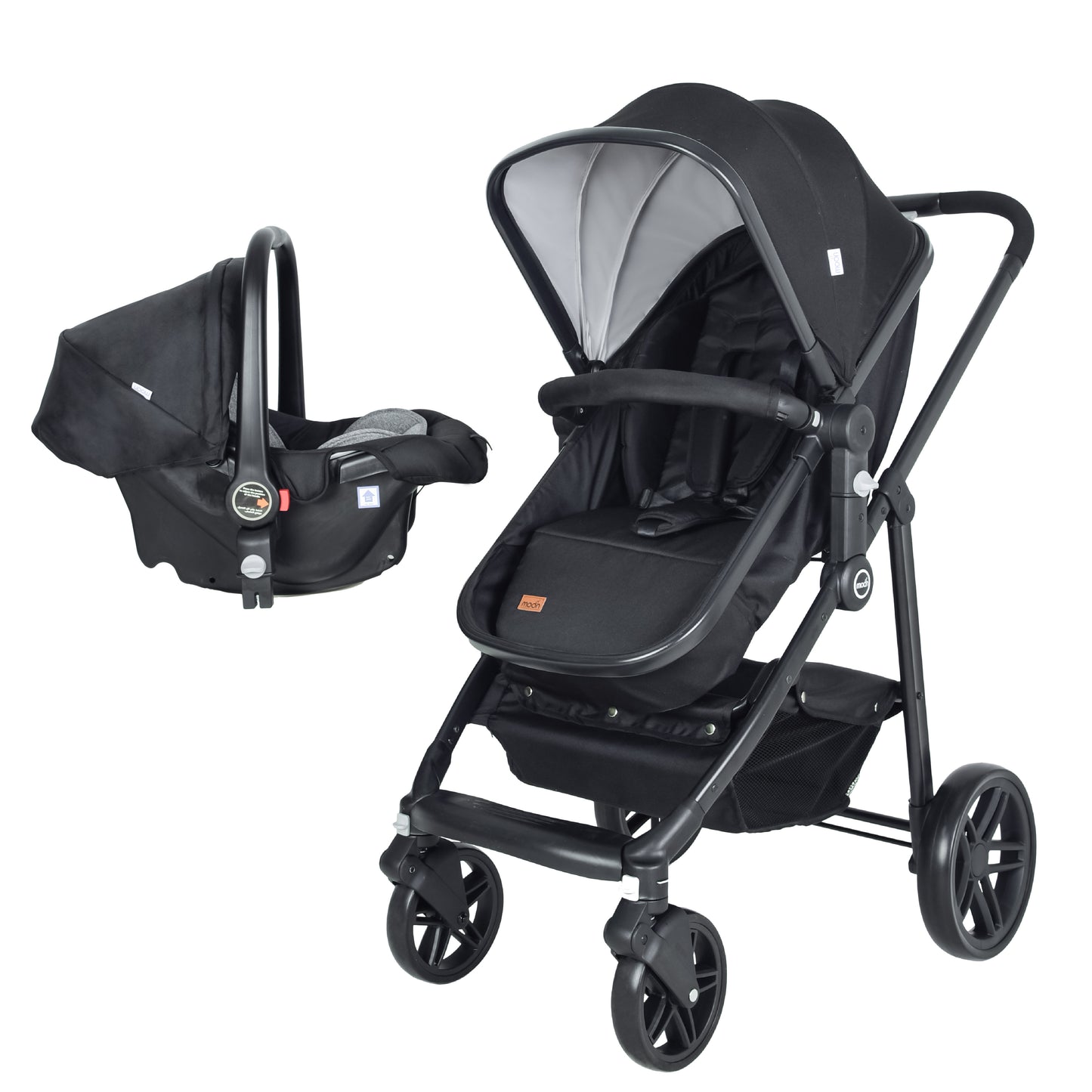 Moon -  Tres 3 In 1  Travel System  - Black