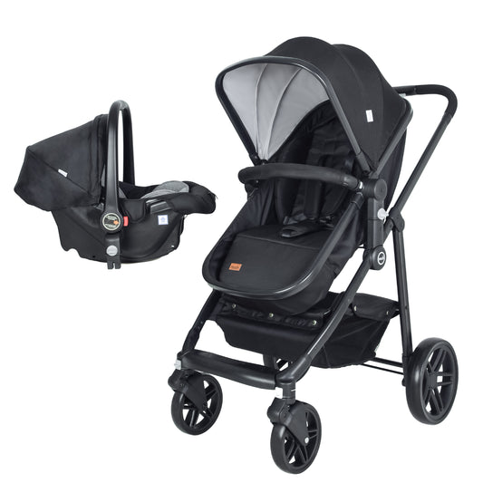 Moon -  Tres 3 In 1  Travel System  - Black