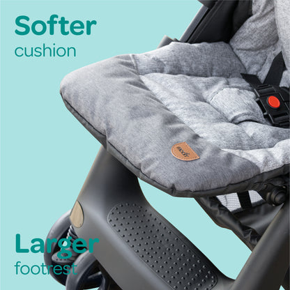 Moon -  Aria Baby Stroller Travel Gear - Grey