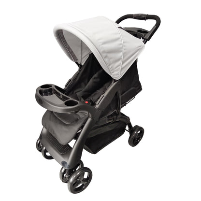 Moon -  Aria Baby Stroller Travel Gear - Grey