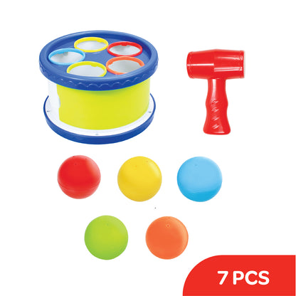 Moon - Hammering Drum With 5 Pound Balls – 12M+ - Multicolour