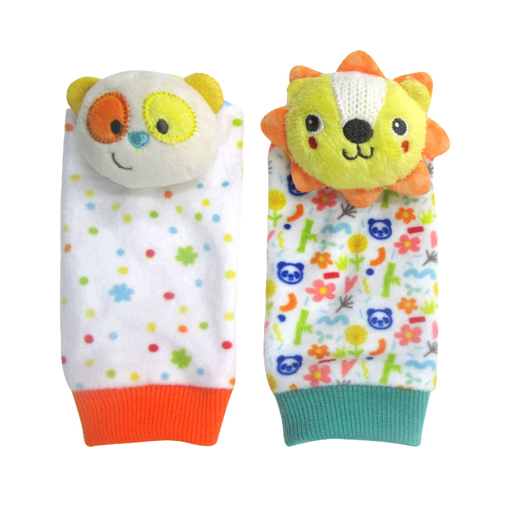 Moon -  Tiny Tots Foot Rattle For Growing Babies And Toddlers (0M+) - Multicolour