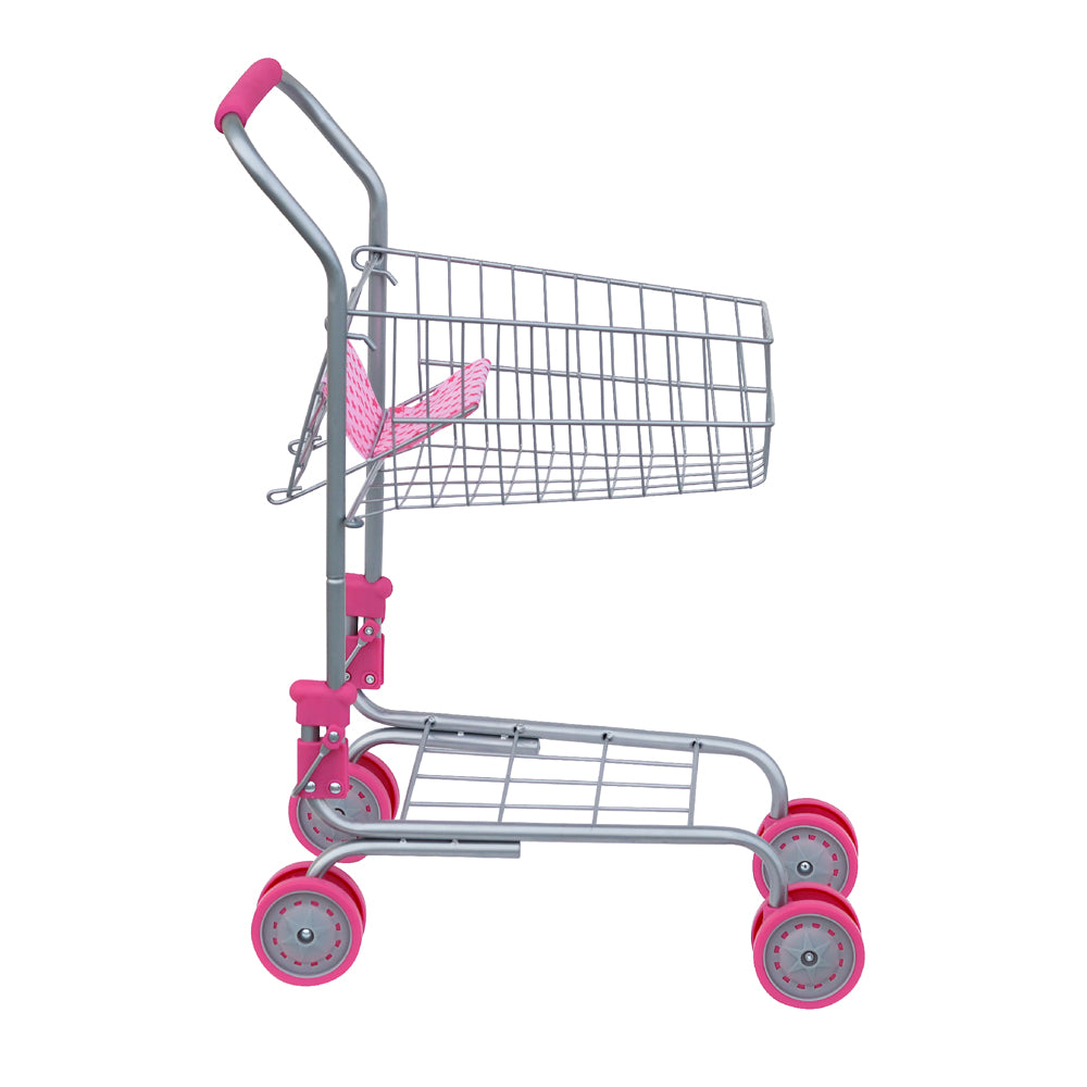 Moon -  Toy Shopping Trolley-Pretend To Play - Pink