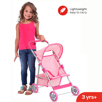 Moon -   Doll Stroller Pretend To Play - Pink