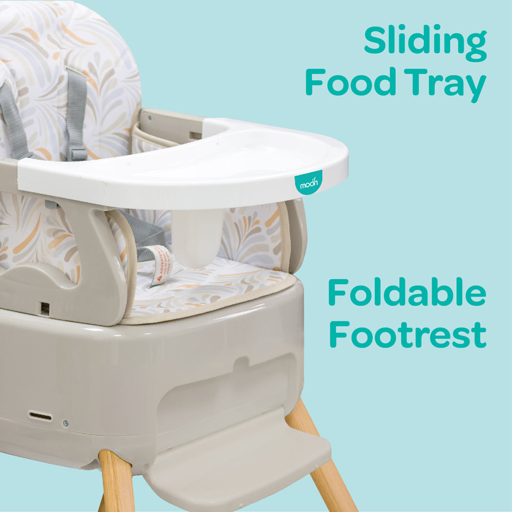 Moon - Hiterite 4-In-1 Convertible -Baby Highchair - Beige