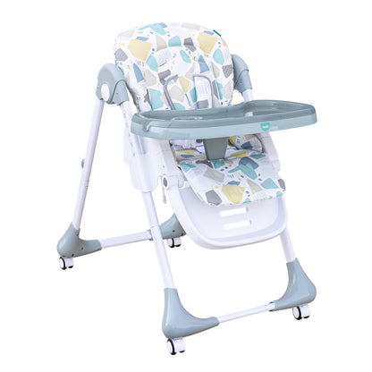 Moon -  Apex Baby Highchair With 7 Adjustable Heights And Reclining - Grey