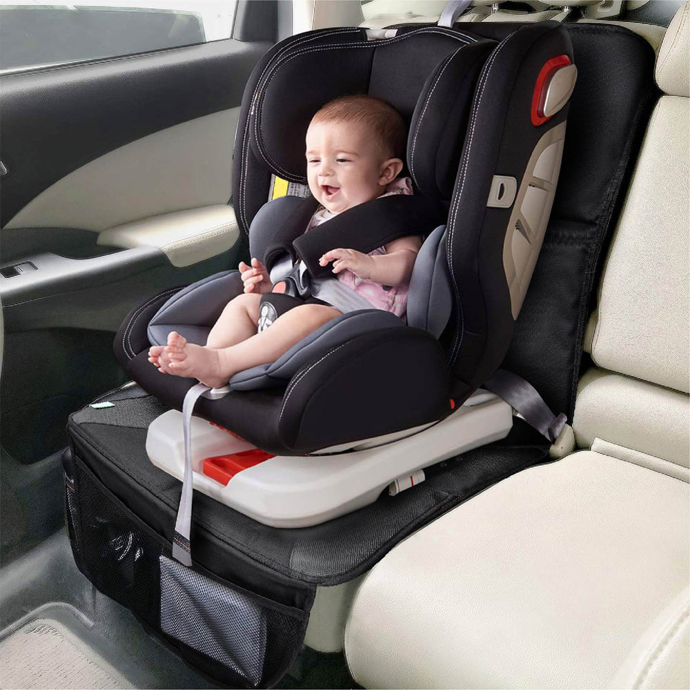 Moon -  Waterproof Car Seat Protector - Black