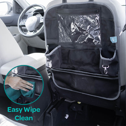 Moon -  Baby Back Seat Organizer –Waterproof Surface - Black