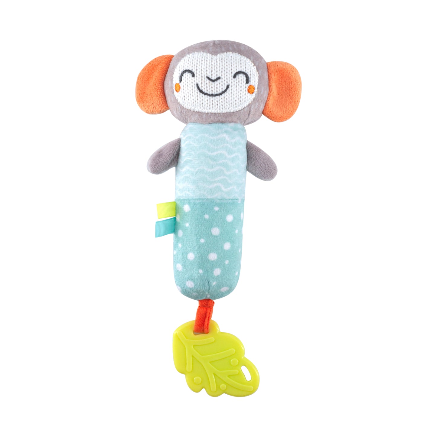 Moon -  Jungle Friends Soft Rattle Toy - ( Monkey) - Multicolour